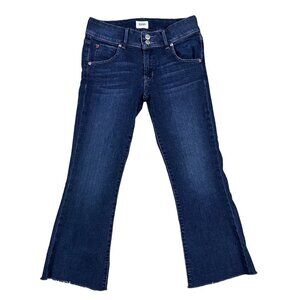 Hudson Jeans Women’s 26 Collin Capri Raw Hem Flare Denim